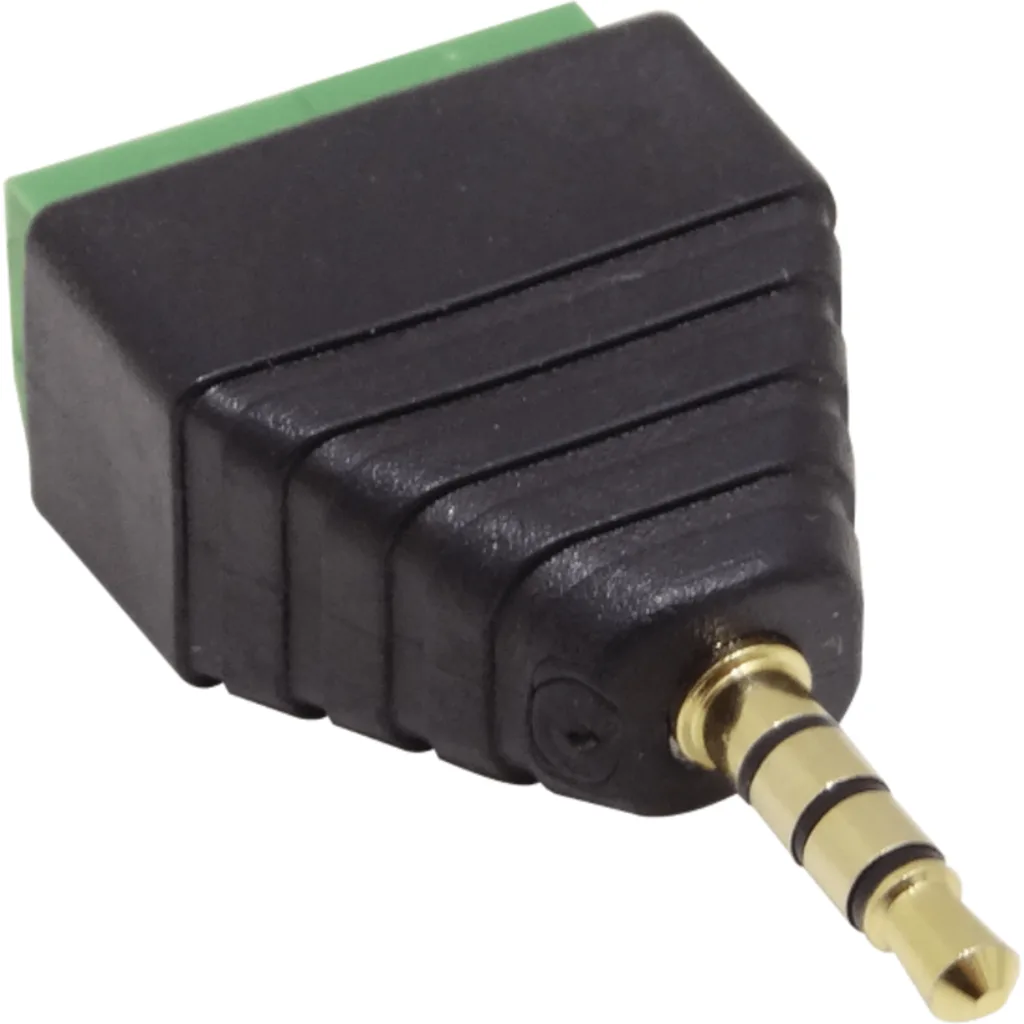 Imagen 1 de 4pin-3,5mm-Macho a regleta Terminal A/V