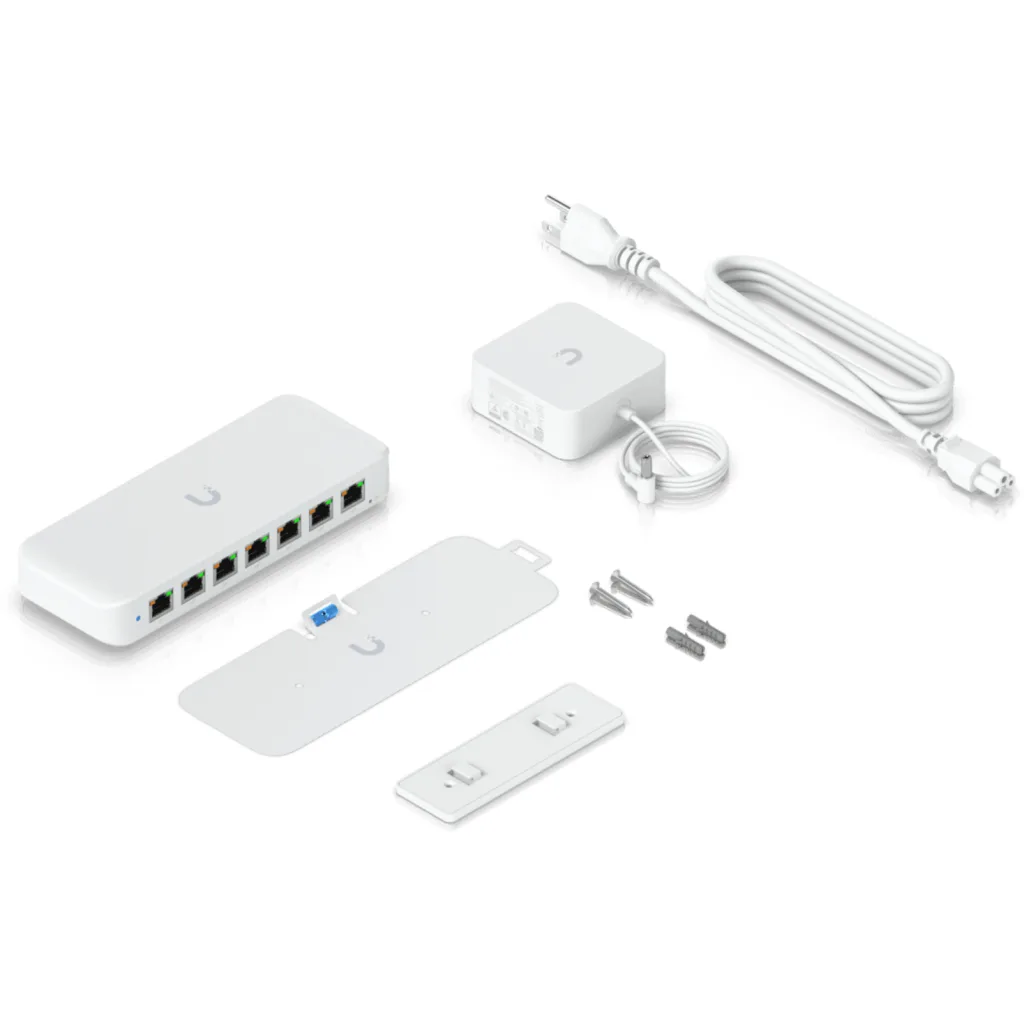 Imagen 7 de Ubiquiti Unifi Switch Ultra 60W A compact Layer 6 8-port GbE PoE switch with versatile mounting options 52W.