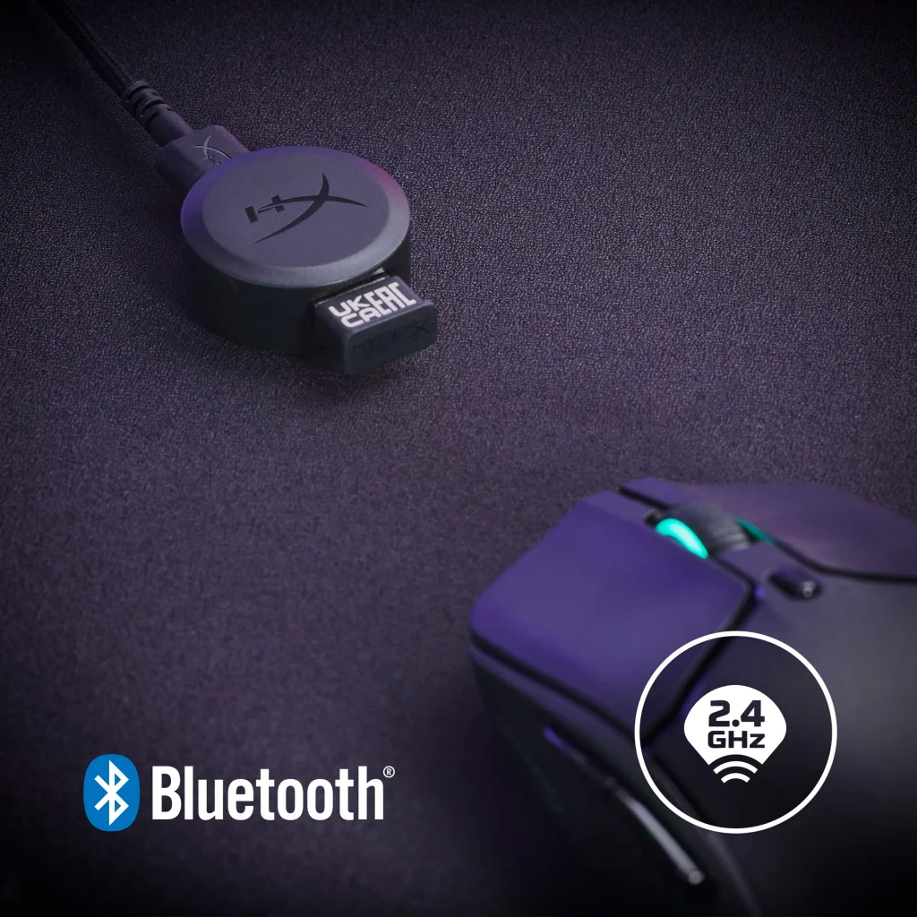 Imagen 5 de Mouse Inalámbrico HP HyperX Óptico 16000dpi 6 botones Color Negro