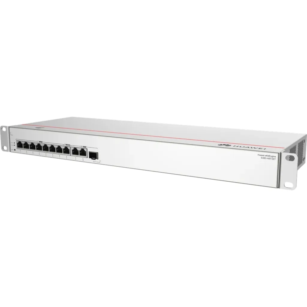 Imagen 1 de S380-H8T3ST. Gateway Huawei eKit 2 puerto WAN 8 puertos LAN 10/100/1000Base-T 1 puerto WAN SFP soporta 500 usuarios concurrentes, capaz de administrar hasta 128 APs