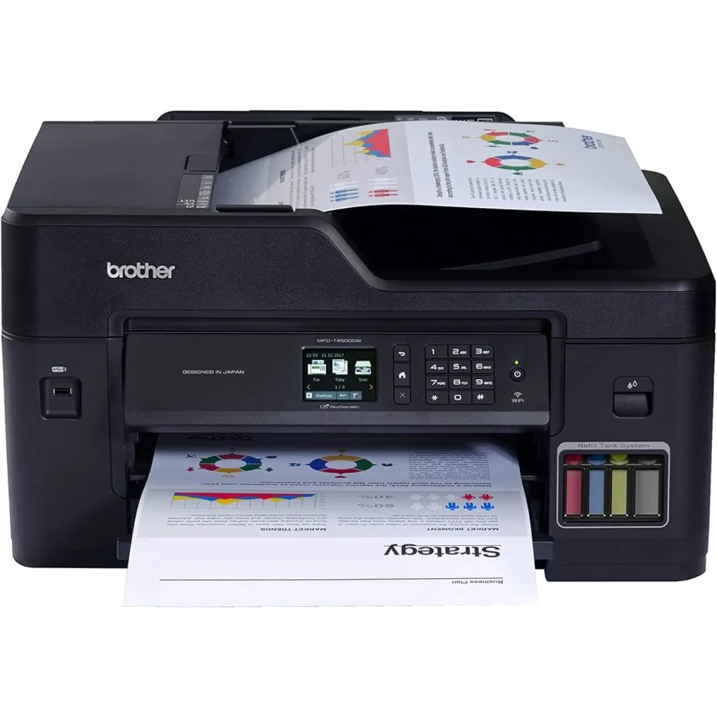 Imagen 2 de Impresora Multifunción Brother MFC-T4500DW A3 Tanque color WiFi USB LAN