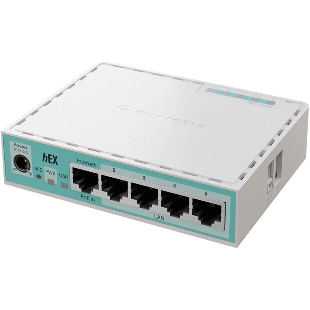 Router Mikrotik hEX Refresh E50UG, 5 Puertos Gigabit Dual-Core EN7562CT 950 MHz