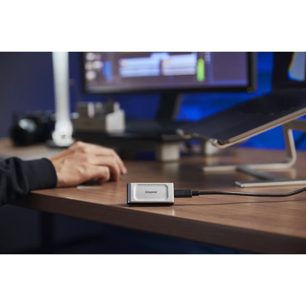 Imagen 7 de Unidad SSD Externo Kingston XS2000, 4TB USB-C 3.2 Gen 2x2 Lec2000MBs Esc2000MBs