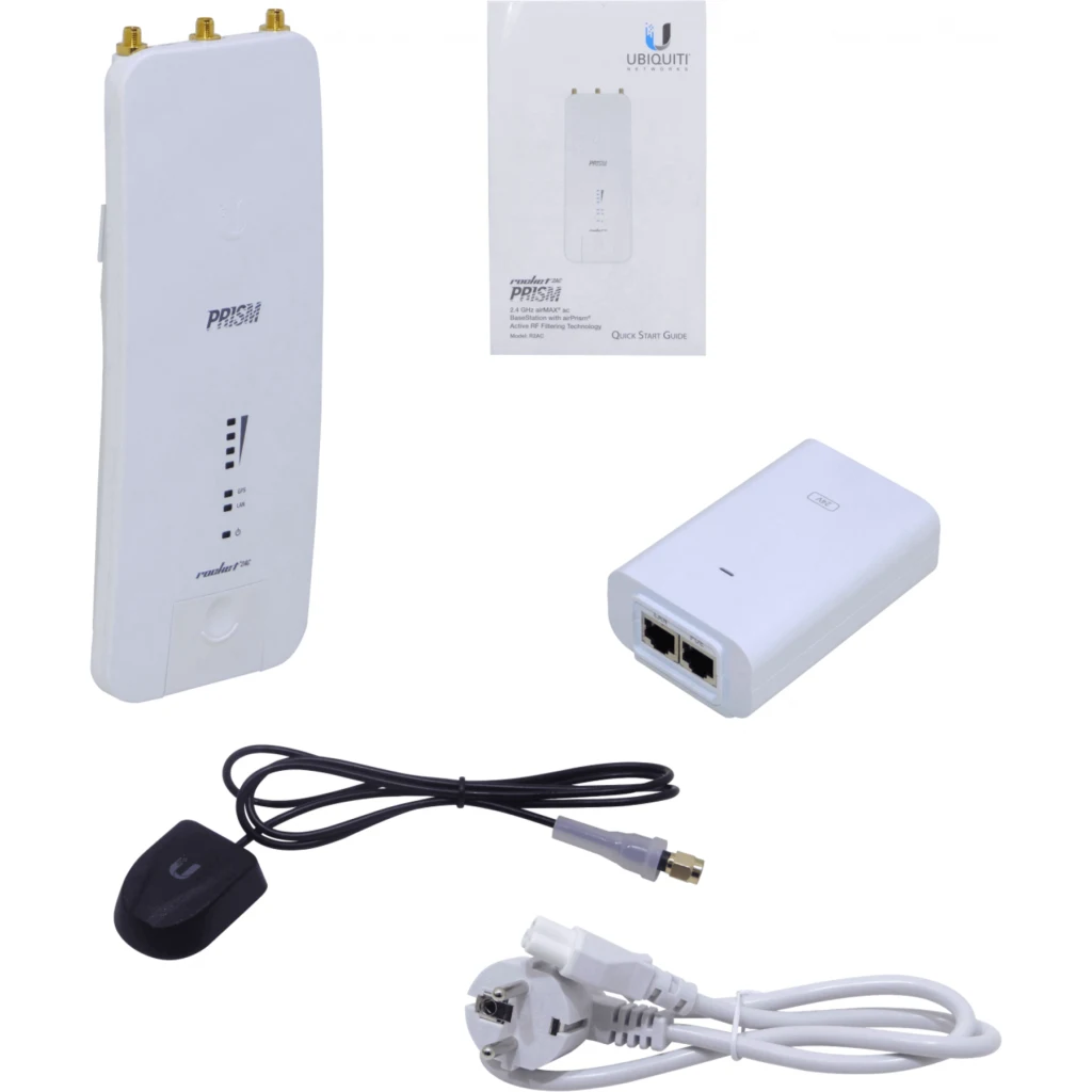 Access Point UBIQUITI-R2AC Rocket AC 2.4GHz Airmax Airprism, Interior/Exterior