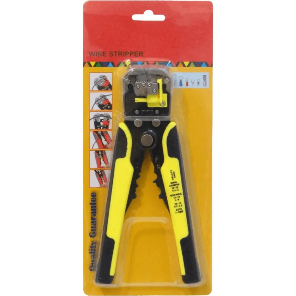 Imagen 3 de Pelacable 0,2-6,0mm 10-24 Corta-210mm Ajustable Deschaqueta Crimpeador