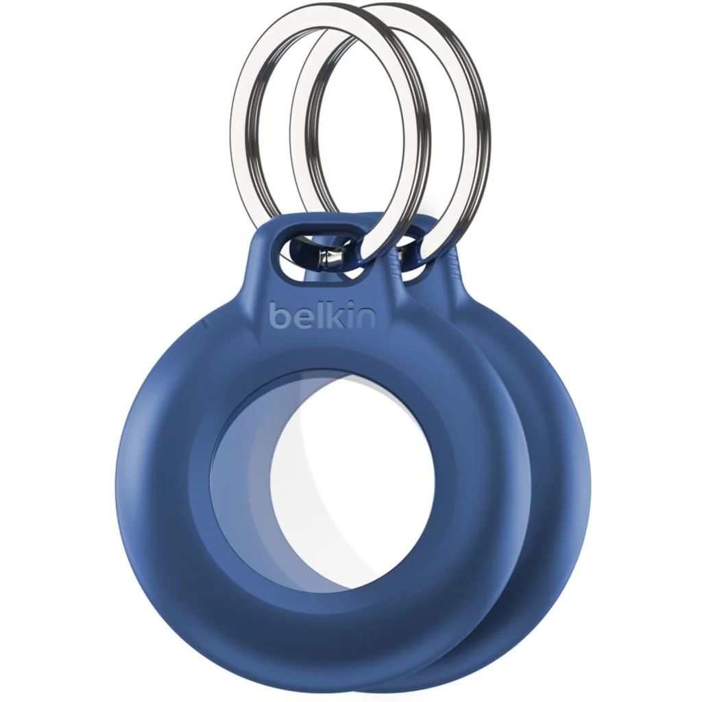 Pack de 2 llaveros para Airtag Belkin azul