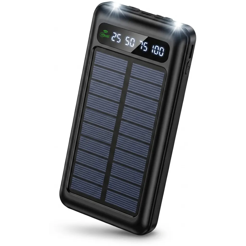 Imagen 3 de MLAB POWERBANK RAPIDO SOLAR  10.000mAh / 22.5W  CARGADOR PORTATIL SUN CHARGER