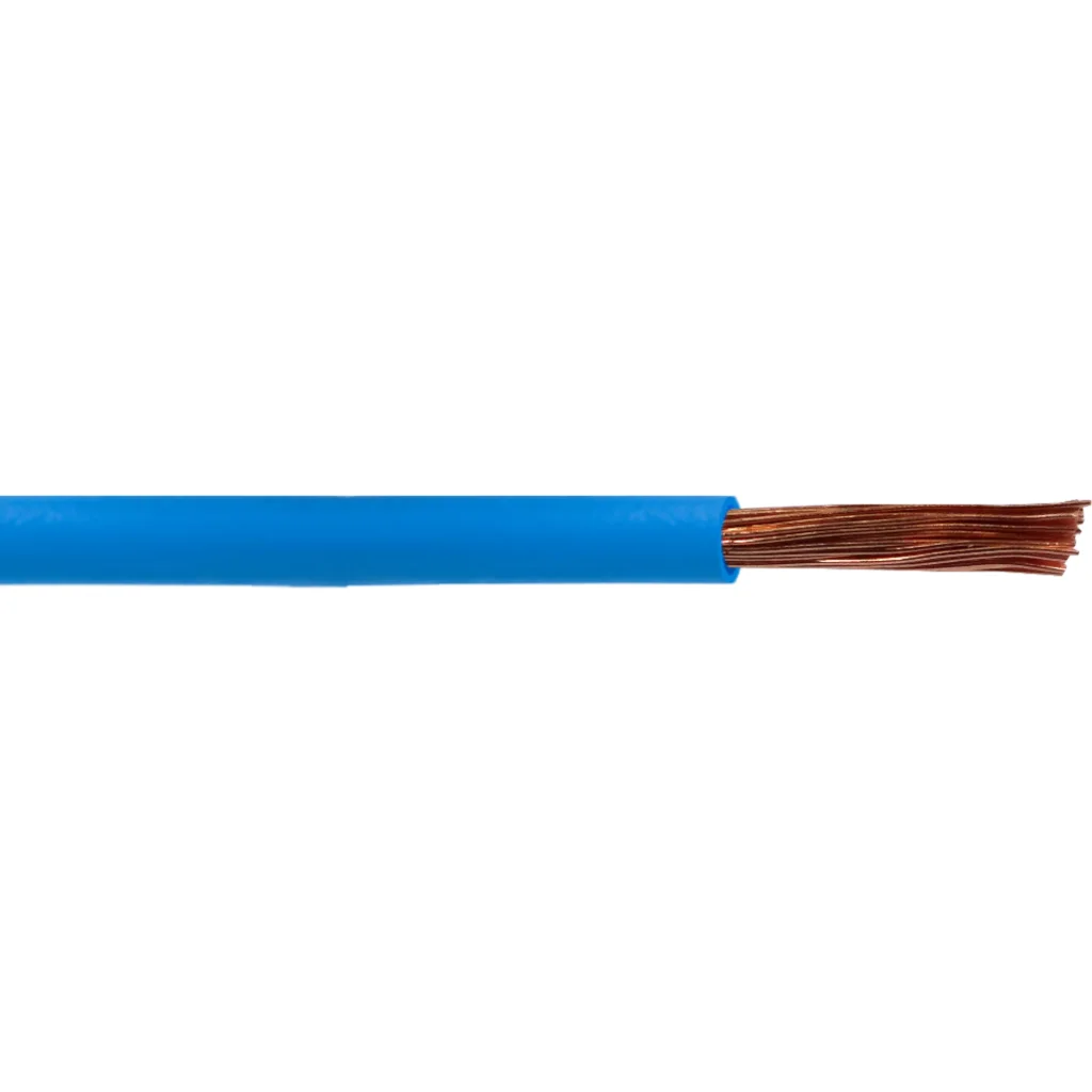 Imagen 1 de EVA H07Z-1 4mm LSZH AZUL 100mt 750V Brasil Cable Multifilar Electrico