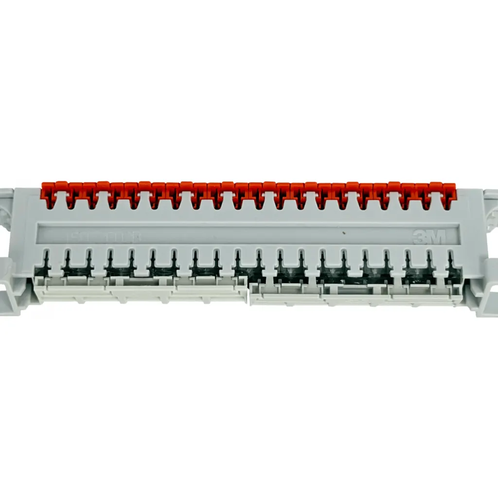 Imagen 3 de 3M Regleta IDC Telefonica 10-Pares 26-22AWG 0,4-0,6mm req-Base Cat5e