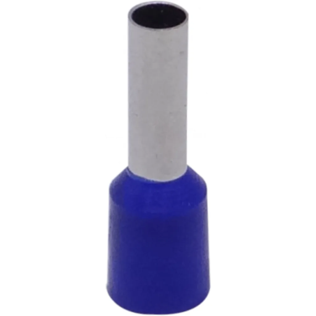 Imagen 2 de Azul 4,0mm2 9/16mm 100-unid AWG12 Ferrules Terminal Aislado Crimpeable