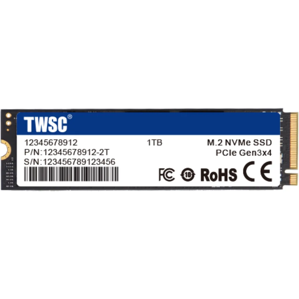 Imagen 1 de Unidad SSD TWSC 128GB M.2 22*80 NVMe  "BULK" (sin caja, empaque simple)