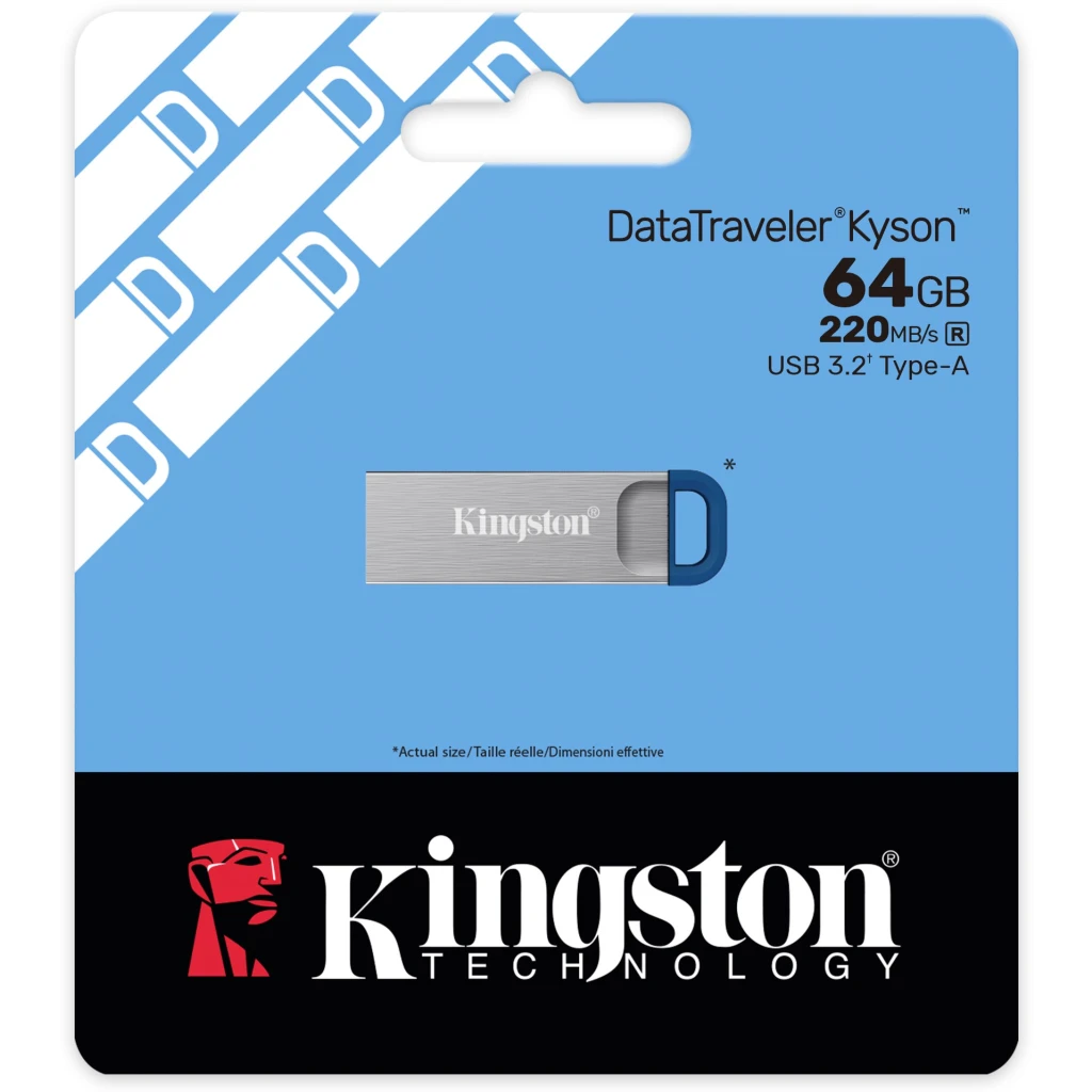 Imagen 2 de Kingston - USB flash drive - USB 3.0 - 64GB DataTraveler Kyson 220MB/