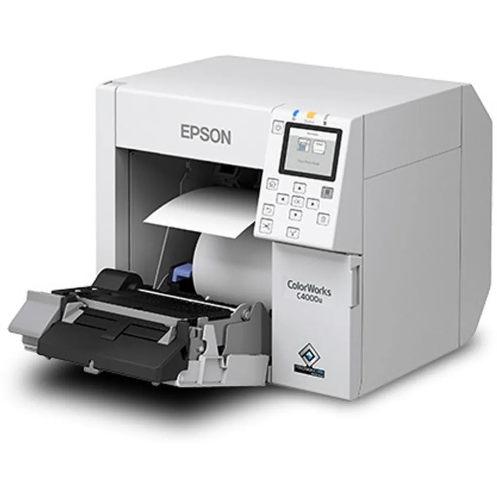 Imagen 4 de Impresora de Etiquetas Epson CW-C4000 4" Iny Tinta Color c/Cortador LAN USB