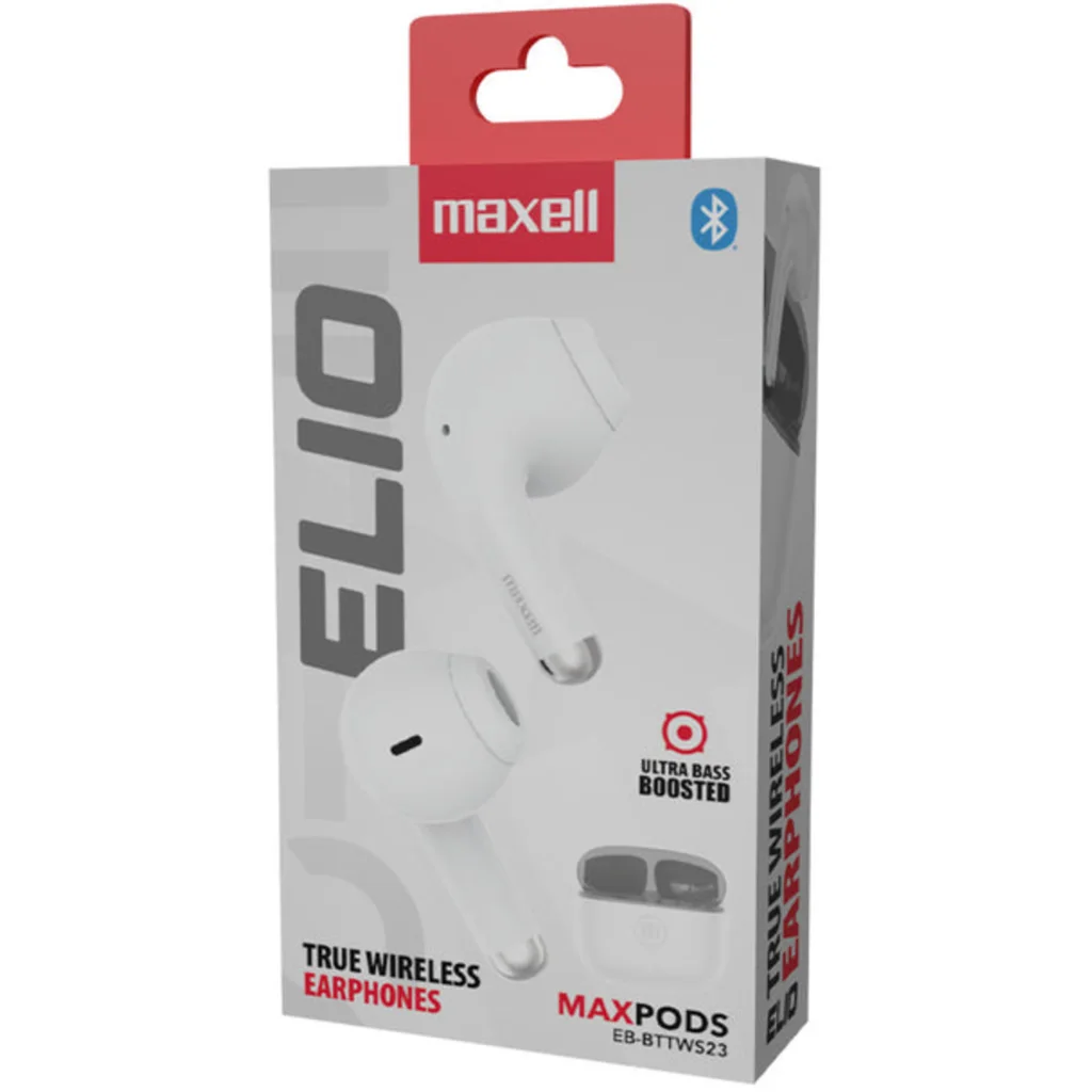 Imagen 1 de Audifonos TWS Maxell EB-BTELIOWHT/GRY