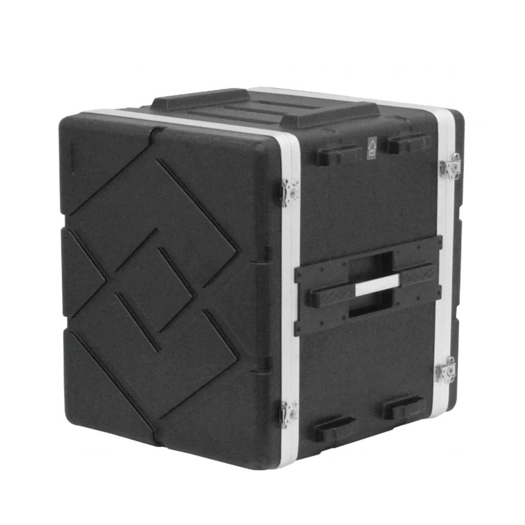 Imagen 2 de 12U/57cm Fondo-42cm Rack Portatil 2-tapas Plastico para Exterior Negrp