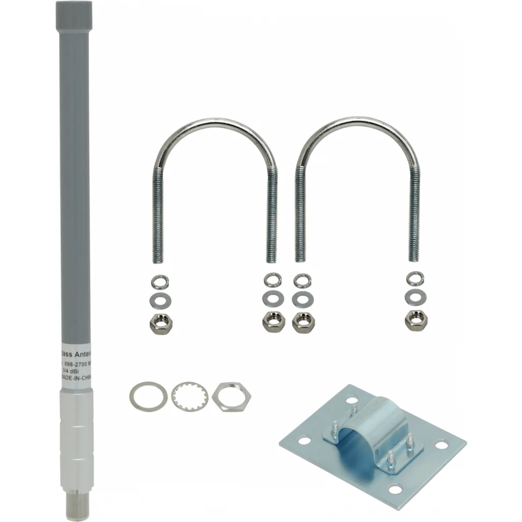 Imagen 2 de 3/4dBi 698-960MHz 1710-2700MHz Antena Omni N-Hembra 3G/4G/LTE 20x325mm