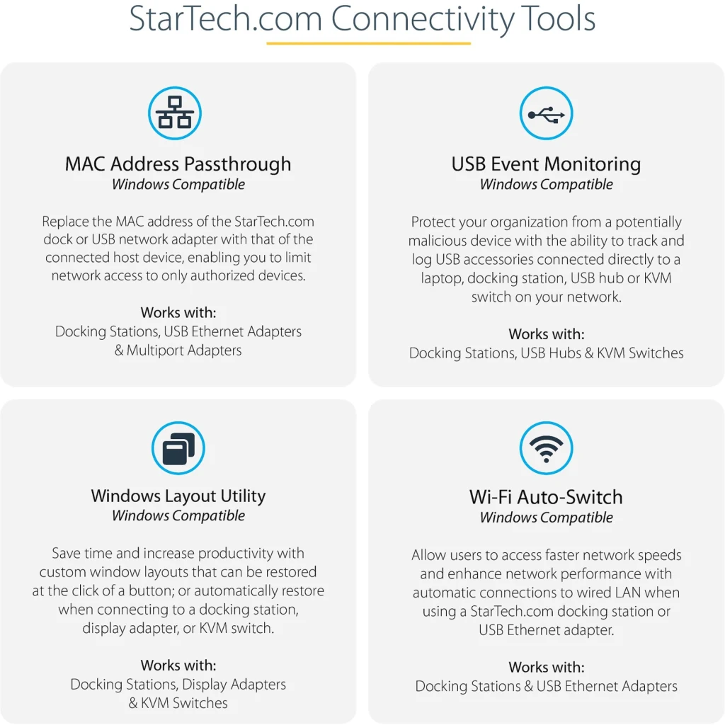 Imagen 5 de Docking Station StarTech Thunderbolt 3 a 2*DP HDMI 2*USB-A VGA Colr Gris