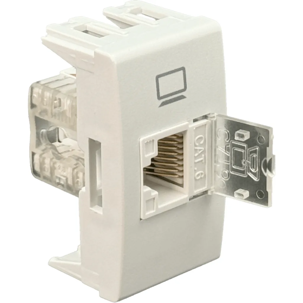 Imagen 2 de KALOP Blanco Cat6 RJ45 8P8C inc-Keyston AutoPunch req-Bastidor KL40339