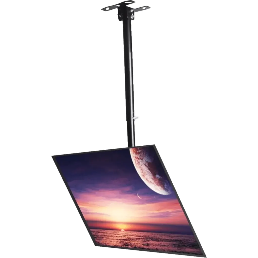 Soporte 60-100cm Techo para LCD/TV 14-32-Pulgadas 360-15-Grados