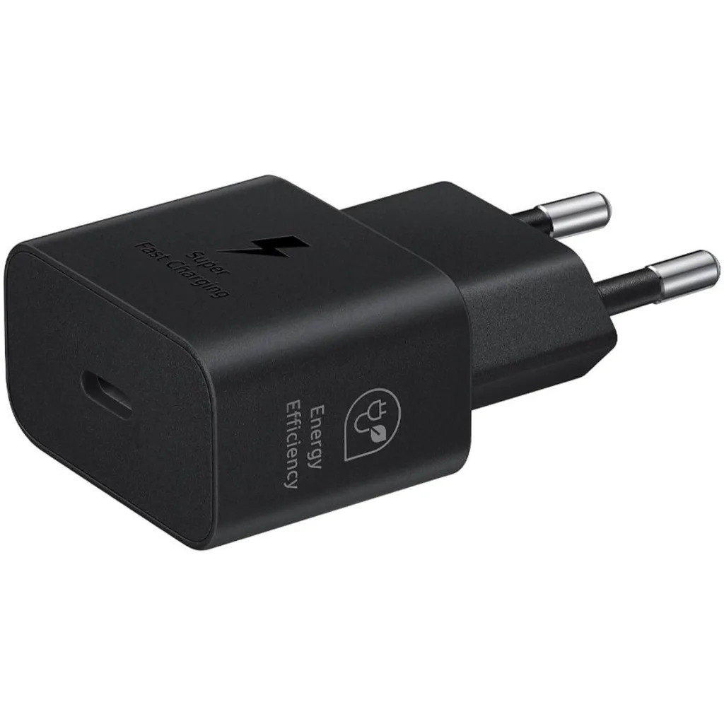 Cargador Samsung para Smartphone USB-C 25W Carga superrápida (NO INCLUYE CABLE)