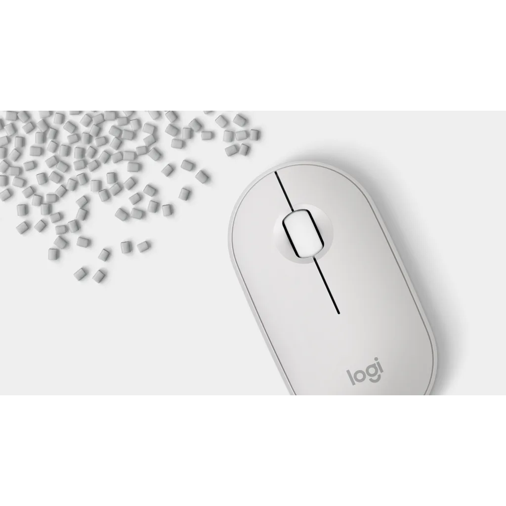 Imagen 5 de Mouse Inalámbrico Logitech Pebble 2 M350S, Óptico 4000DPI 3 Botones Blanco