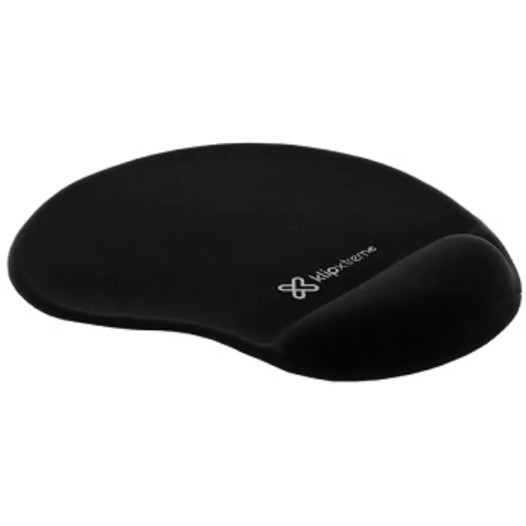 Mouse Pad Ergonómico Klip Xtreme KMP-100B con Descansa muñecas Color Negro