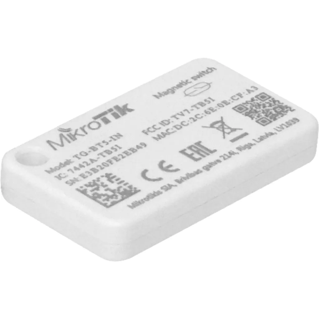 Imagen 1 de MIKROTIK 220mAh interior IP54 352kb Tag Bluetooth5.2 p/BLE iBeacon