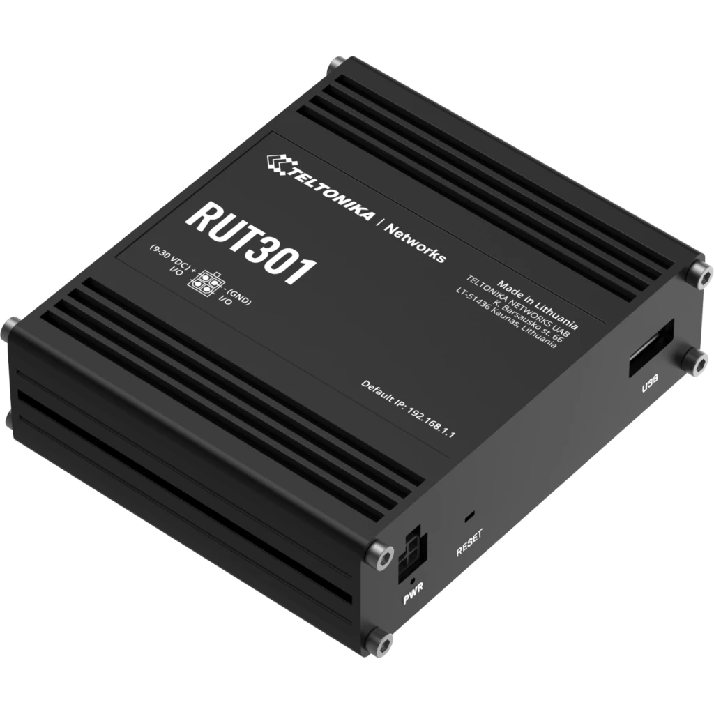 Imagen 4 de Router Industrial Teltonika RUT301, 5x RJ45 100Mb/s USB2.0 IP30 