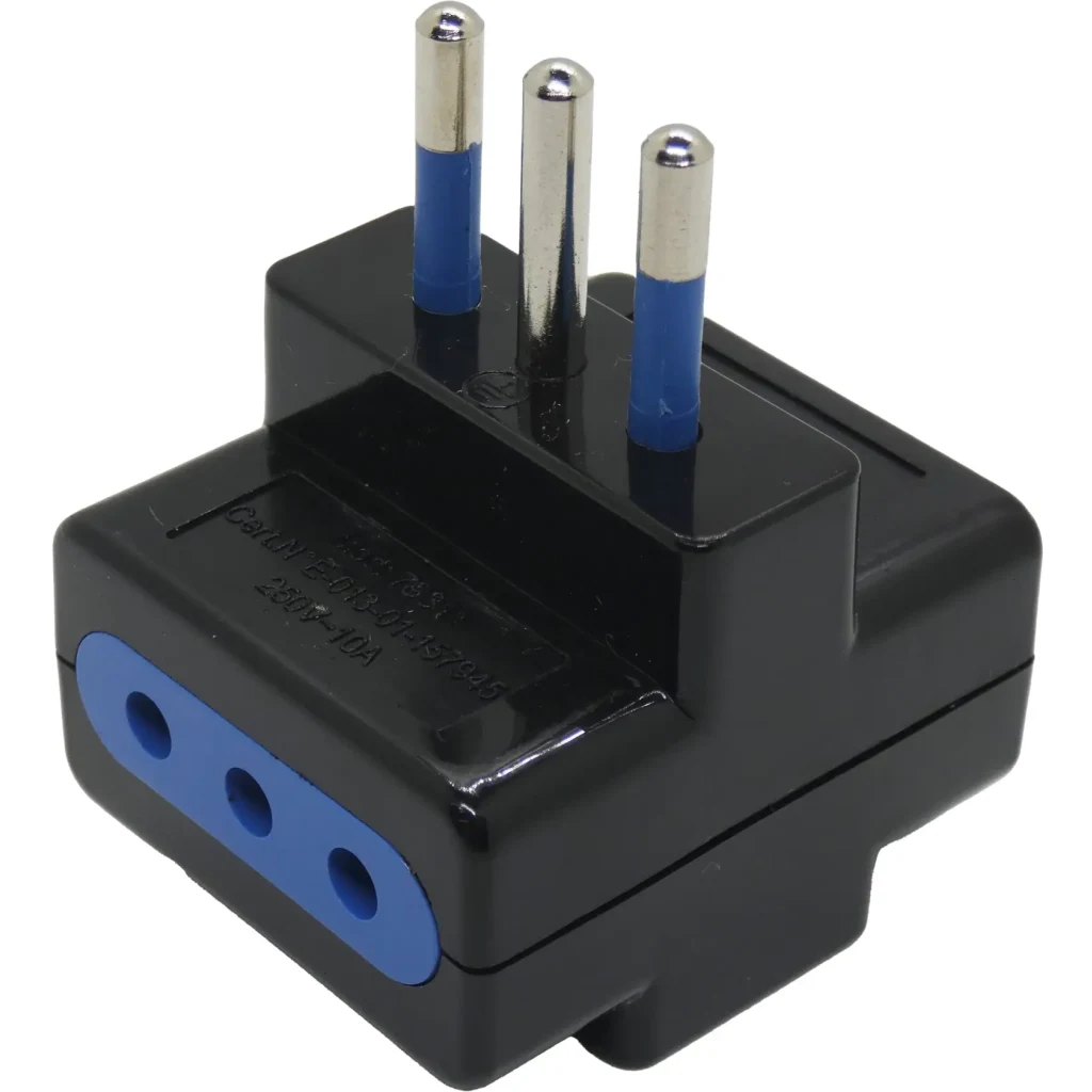 Imagen 1 de ENCHUFE TRIPLE 79311 NEGRO PHILCO
