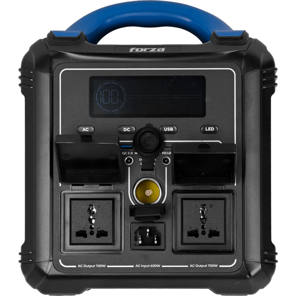 Imagen 2 de FORZA 700W Bateria Litio-LMFP 551Wh Portatil inversor OndaPura MPPT
