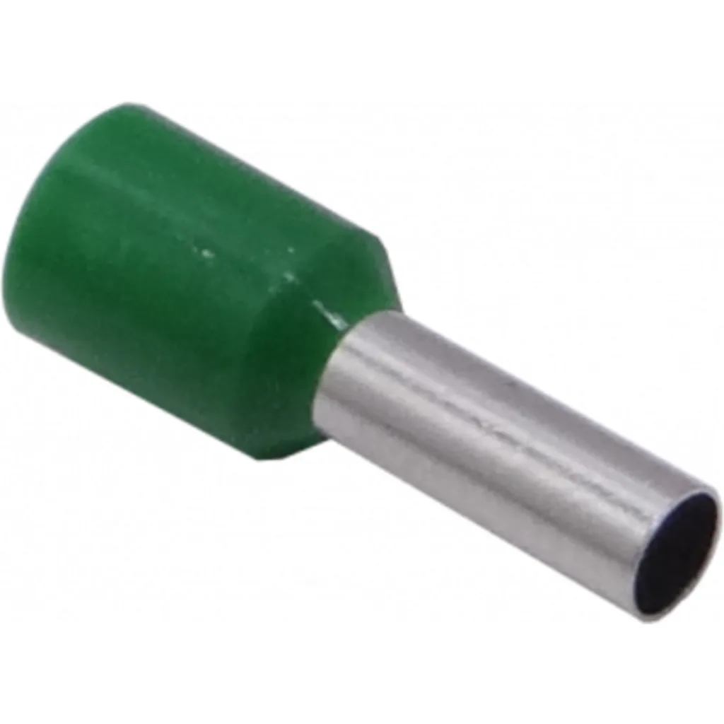 Verde 4,0mm2 9/16mm 100-unid AWG12 Ferrules Terminal Aislado Crimpeabl