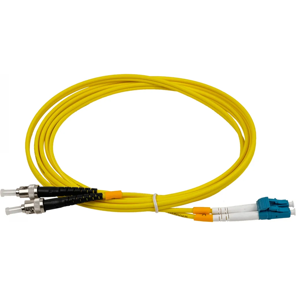 Imagen 1 de Cable Jumper Fibra 9/125um 3mm LSZH LC-ST/UPC MonoModo SM Duplex