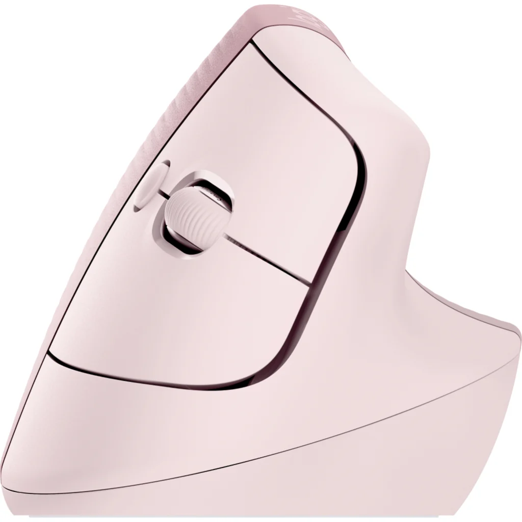 Imagen 2 de Mouse Ergonónico Inalámbrico Logitech Lift Vertical 4000DPI 6 BT Rosado