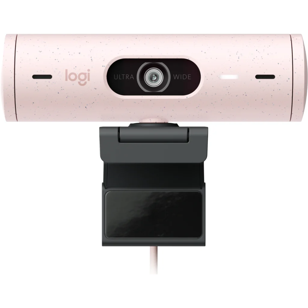 Imagen 2 de Cámara Web Logitech Brio 500 4mp Full HD 1080p Micrófono Integrado USB-C Rosado