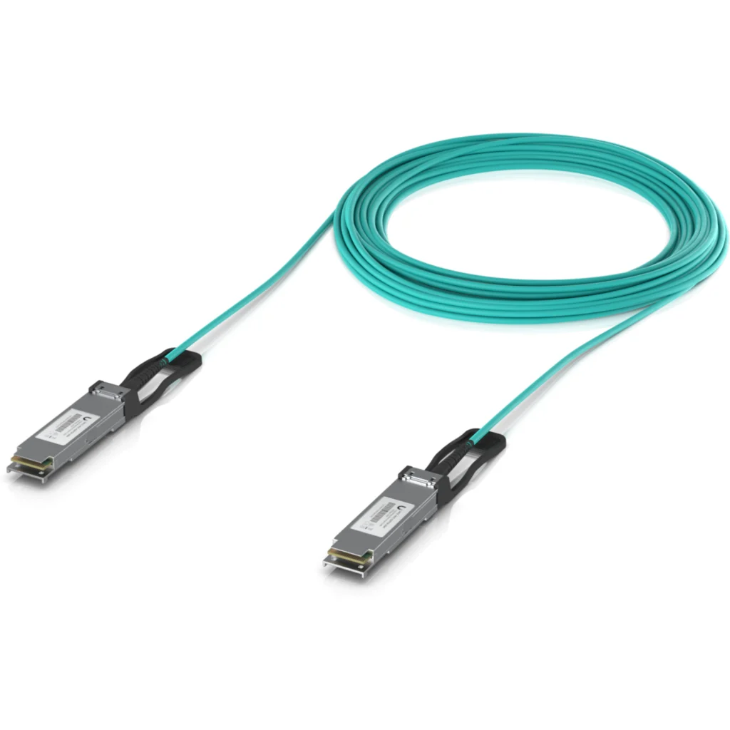 Imagen 1 de UI 20mt QSFP28-100Gbps Cable 3mm Fibra-MM Directa AOC-QSFP28-20M
