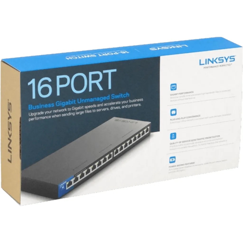Imagen 4 de Switch Linksys LGS116, 16 Puertos Ethernet Gigabit 10/100/1000 No Administrable