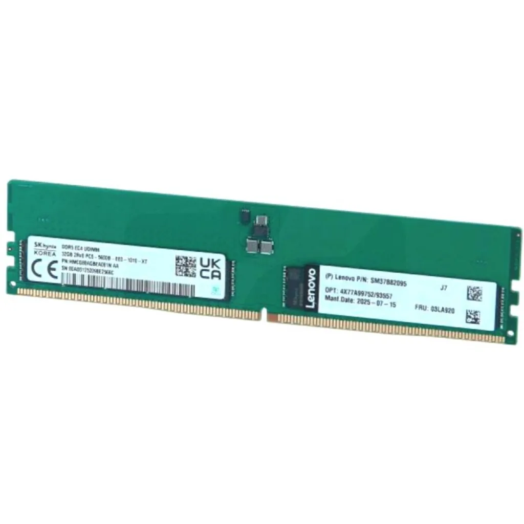 Memoria RAM 32GB TruDDR5 5600MHz (2Rx8) - Lenovo ThinkSystem 