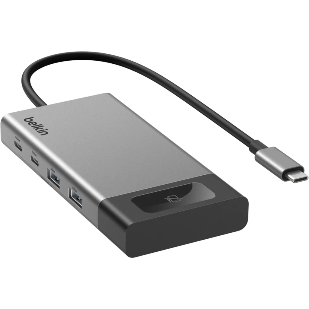 HUB Belkin INC027DQSGY, 8en1 USB-C a 2*USB-C USB-C PD 2*USB-A3.0 2*HDMI LAN