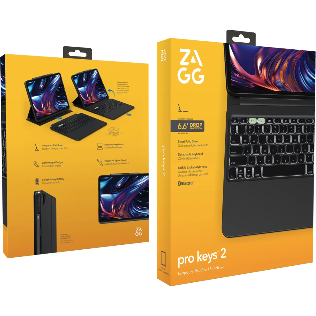 Imagen 9 de Funda con teclado en espanol Pro Keys 2 para iPad Pro 13" M4 Zagg