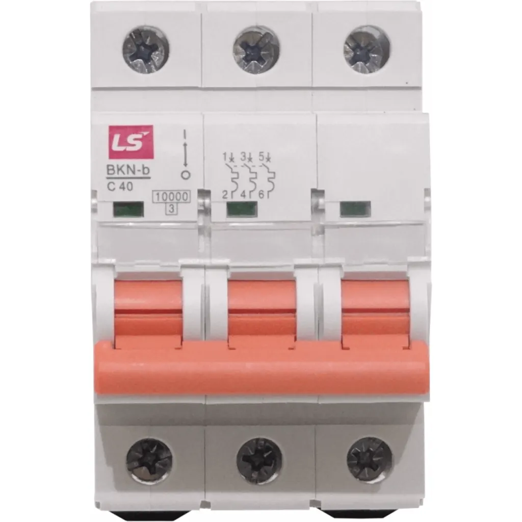 Imagen 2 de Trifasico 3x40A 15kA 230/400V Interruptor Termomagnetico C40 BKN-b