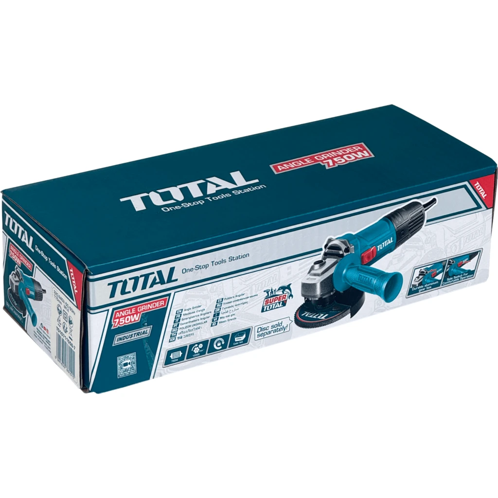 Imagen 2 de TOTAL 115mm 4-1/2pulgadas Esmeril 750W 240VAC M14 Indust TG10711556-7