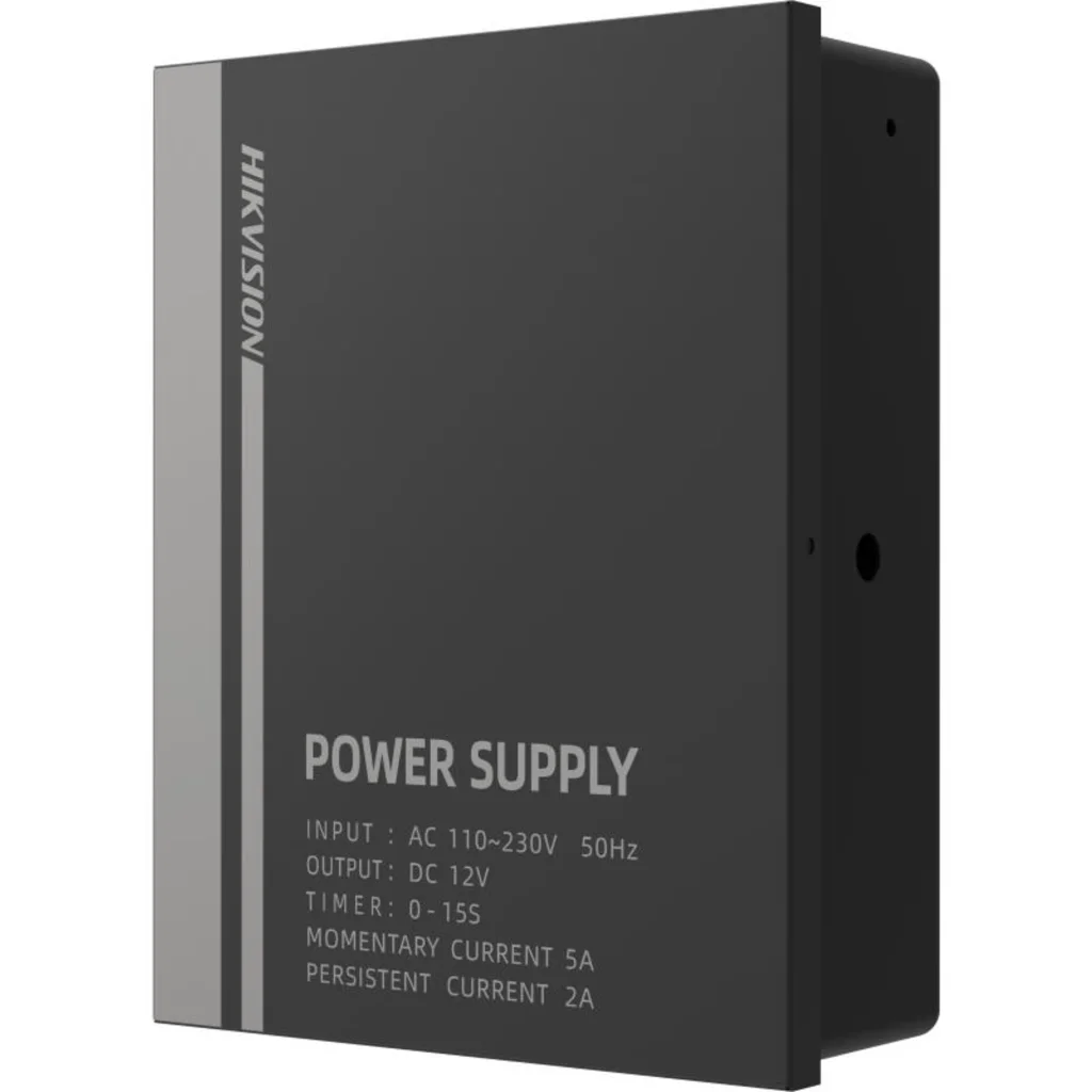 Imagen 1 de Fuente de poder Hikvision para control de acceso 24W