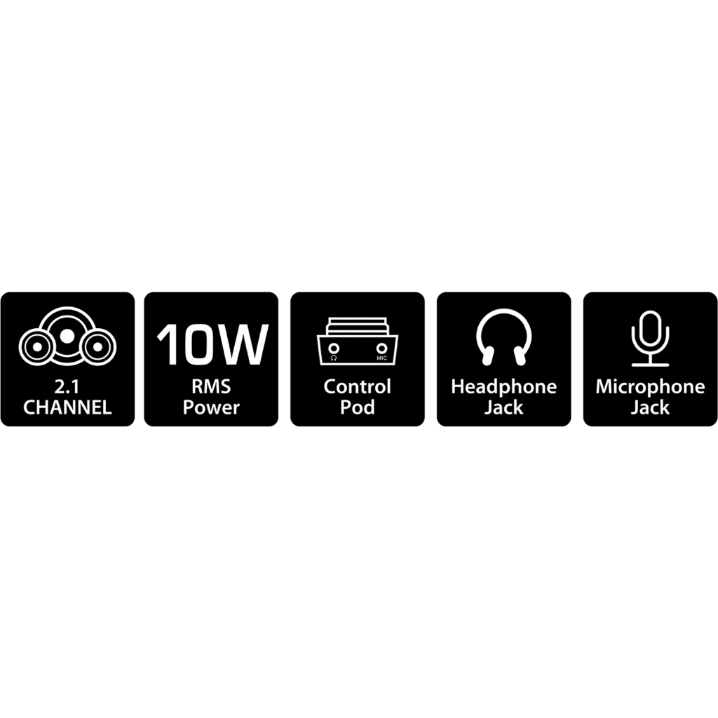 Imagen 4 de GENIUS SUBWOOFER MULTIMEDIA 2.1 BLACK SW-2.1-300 II