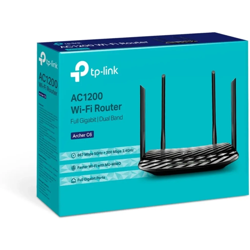 Imagen 3 de Router TP-Link ARCHER C6, Archer C6 AC1200 WiFi5 1.2Gbps MU-MIMO