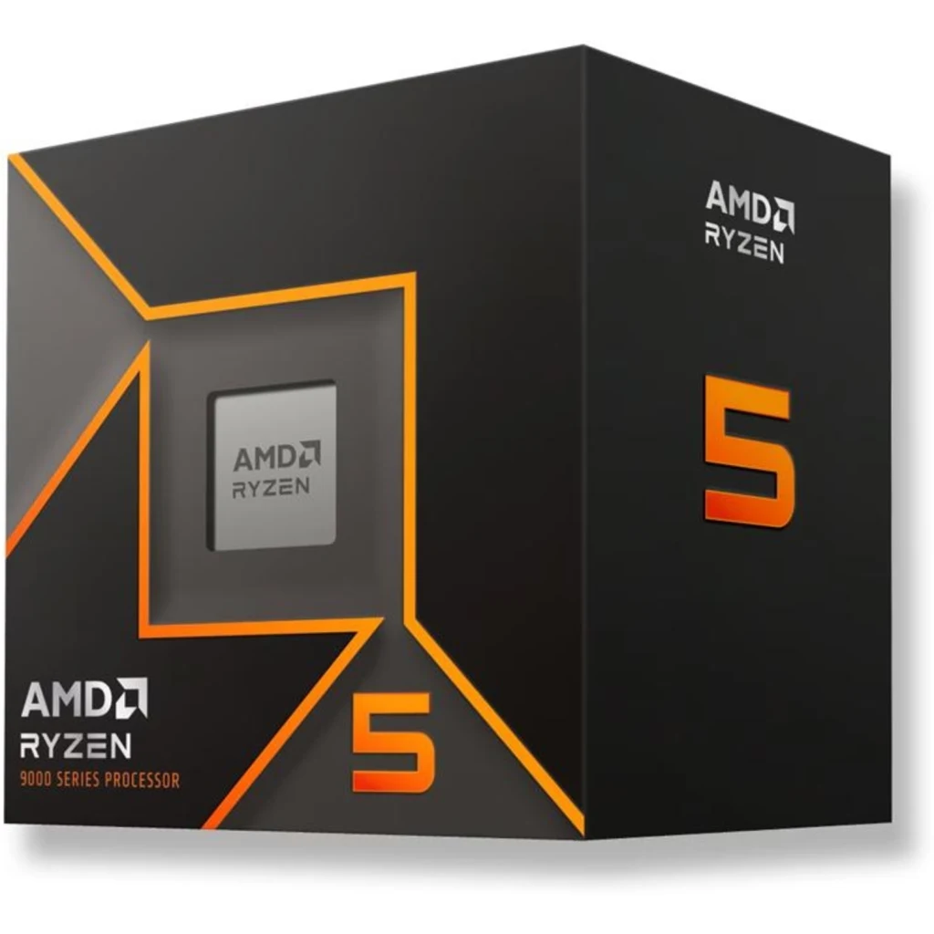 CPU AMD Ryzen 5 9600 3.8-5.2MHz Turbo 32MB L3 6 Núcleos Skt AM5 Sin FAN