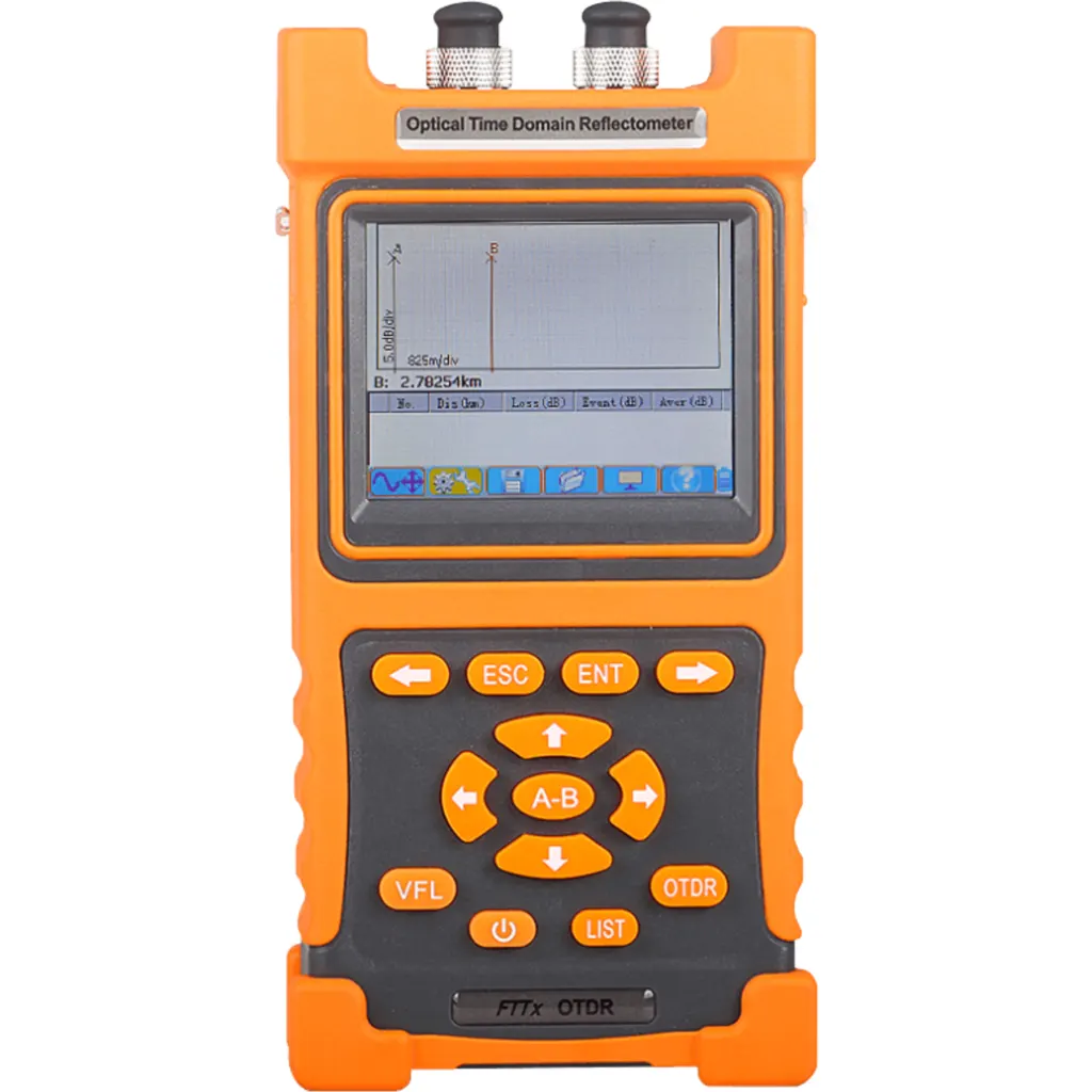 Imagen 5 de 1310/1550nm 70-80km 28-26dB ST/SC/FC USB Recargable Reflectometro