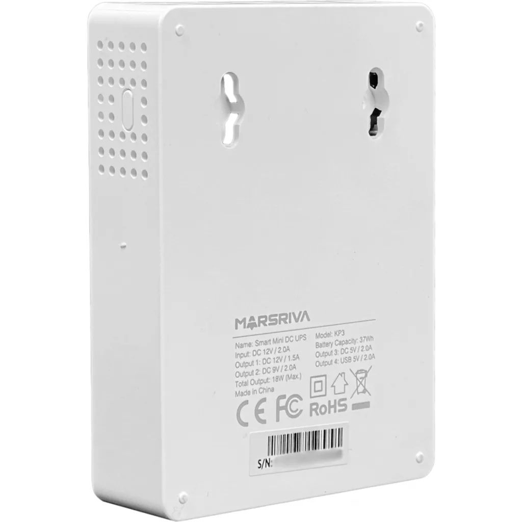 Imagen 2 de UPS DC 37Wh 10000mAh in:12V-2A out:5V 9V/2A 12V/1,5A USB/Plug Litio