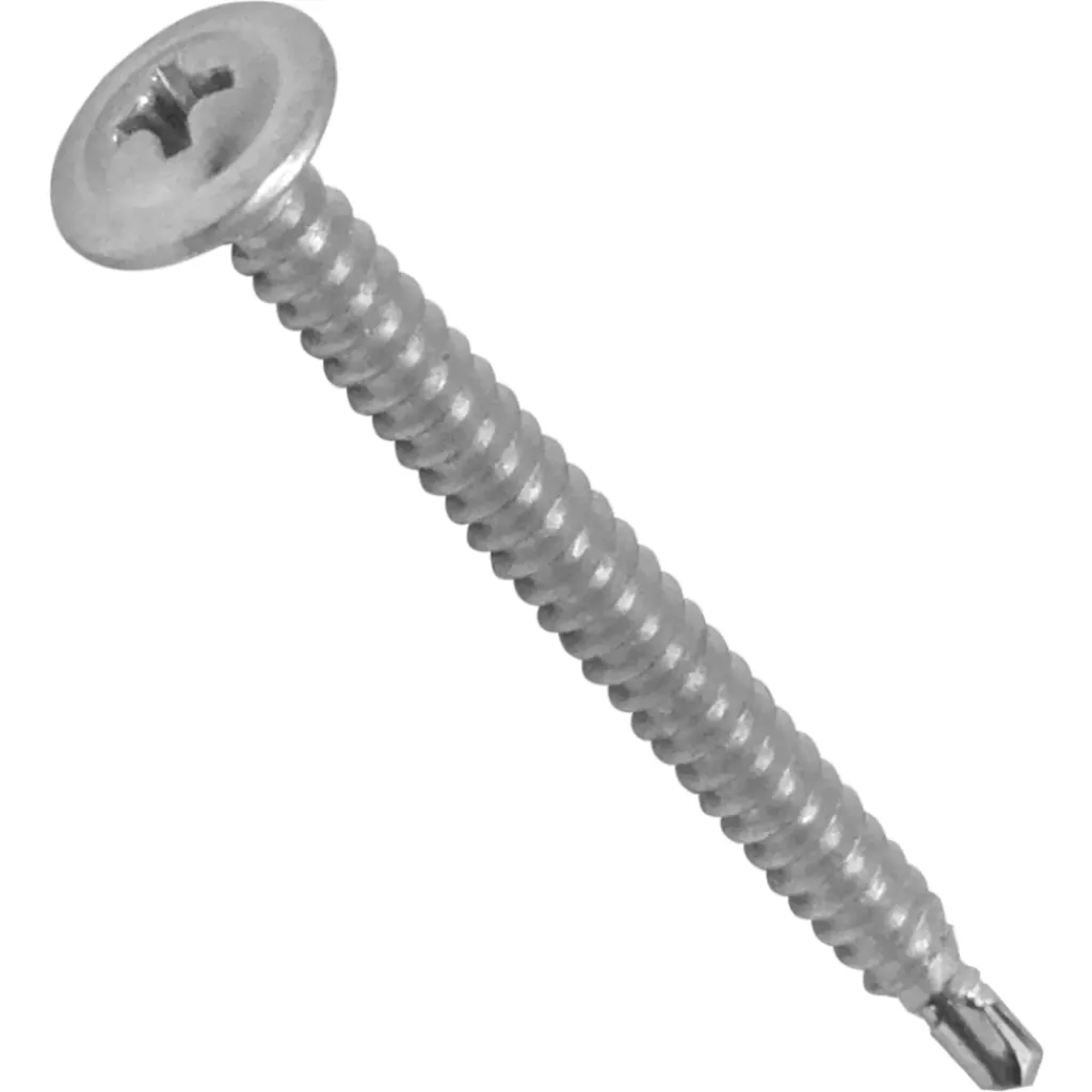 Imagen 1 de Lenteja-10mm 100u. 8x2 Largo-50mm Zn Tornillo Autoperforante 2,0p