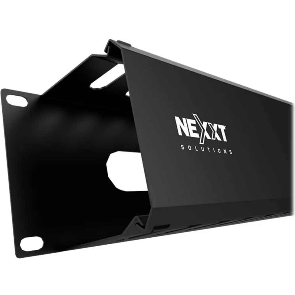 Imagen 5 de Organizador de Cables Nexxt Solutions NPM-DH2UB, Horizontal 2U, 19", Negro