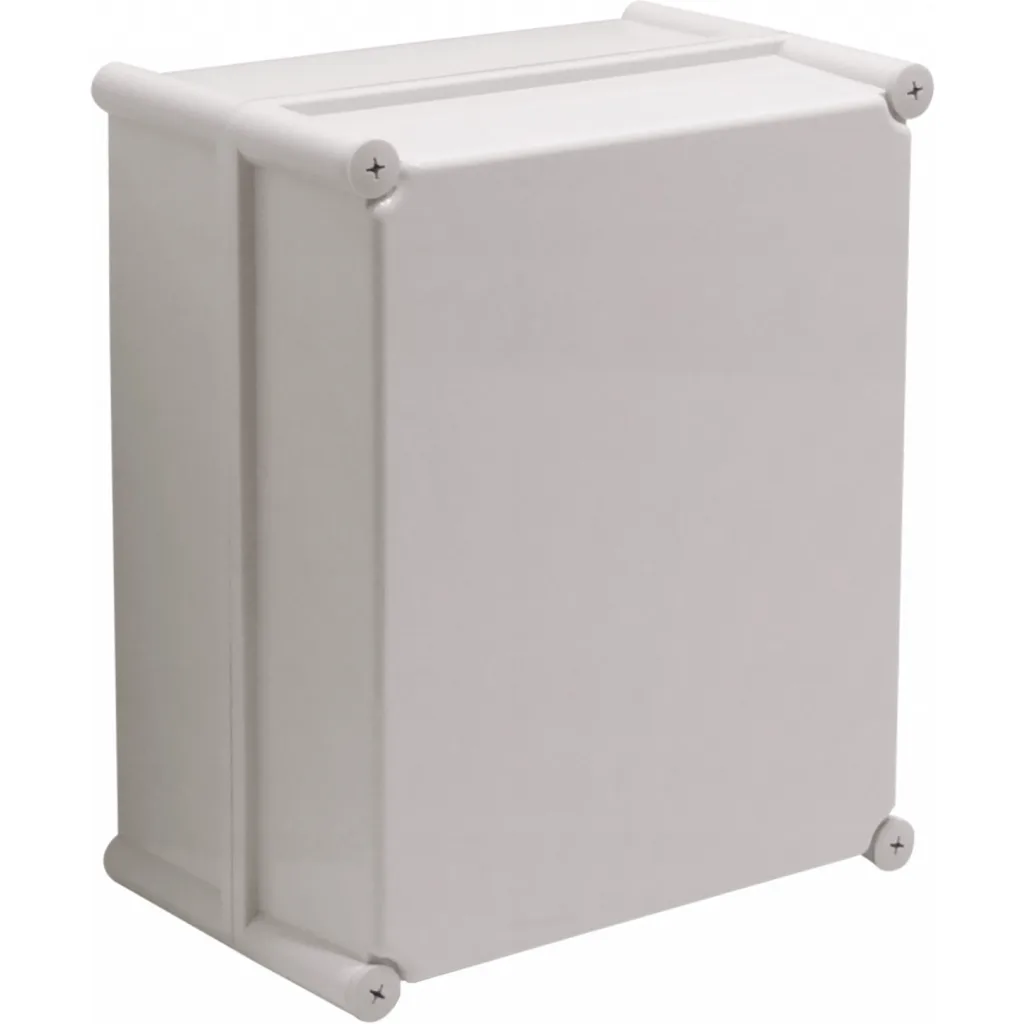 Imagen 4 de TIBOX 340x280x180mm Tapa-Gris Caja Gris Plastica c/Placa IP66 RoHS